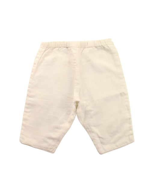 A White Casual Pants from Bonpoint in size 3-6M for boy. (Front View)