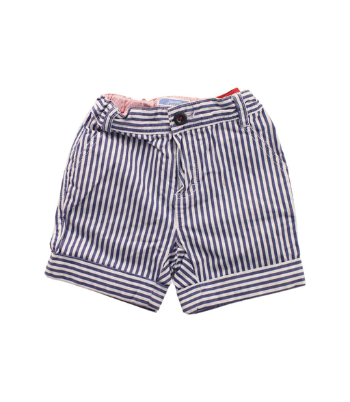 A Blue Shorts from Jacadi in size 3-6M for girl. (Front View)