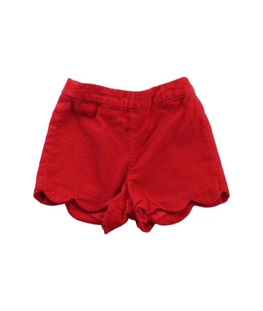 A Red Shorts from Jacadi in size 3-6M for girl. (Front View)