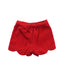 A Red Shorts from Jacadi in size 3-6M for girl. (Back View)