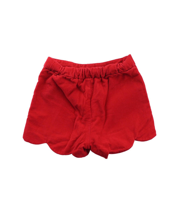 A Red Shorts from Jacadi in size 3-6M for girl. (Back View)