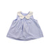 A Blue Sleeveless Dresses from Jacadi in size 12-18M for girl. (Front View)