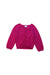 A Red Cardigans from Jacadi in size 3T for girl. (Front View)