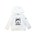 A White Hooded Sweatshirts from Fila in size 4T for neutral. (Front View)