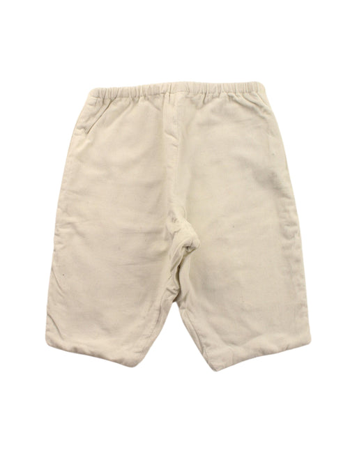 A White Casual Pants from Bonpoint in size 0-3M for boy. (Front View)