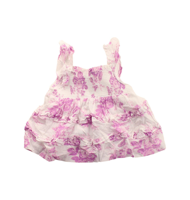 A Purple Sleeveless Dresses from Janie & Jack in size 6-12M for girl. (Front View)