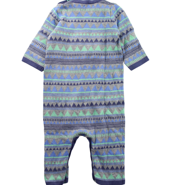 A Blue Long Sleeve Jumpsuits from Bonnie Baby in size 6-12M for boy. (Back View)