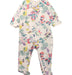 A White Onesies from Petit Bateau in size 6-12M for neutral. (Front View)