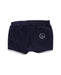 A Blue Shorts from Petit Bateau in size 2T for girl. (Back View)