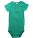 A Green Short Sleeve Bodysuits from Petit Bateau in size 2T for boy. (Front View)