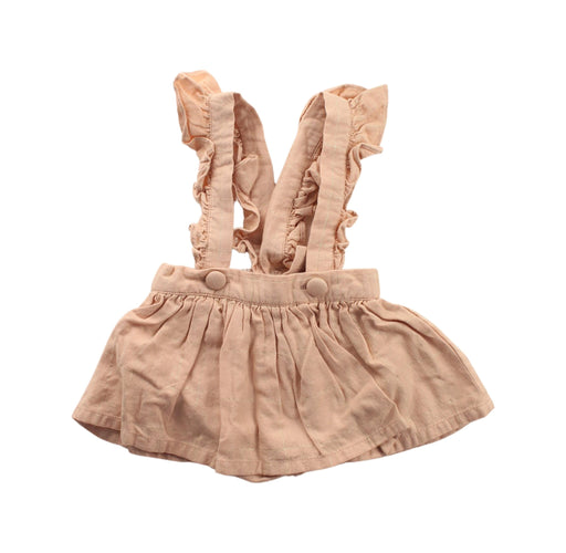 A Beige Overall Dresses from Louis Louise in size 3-6M for girl. (Front View)