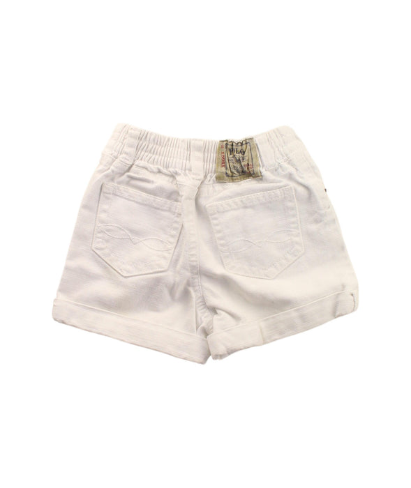 A White Shorts from Polo Ralph Lauren in size 3-6M for girl. (Back View)