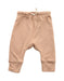 A Beige Sweatpants from Quincy Mae in size 0-3M for girl. (Front View)