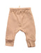 A Beige Sweatpants from Quincy Mae in size 0-3M for girl. (Back View)