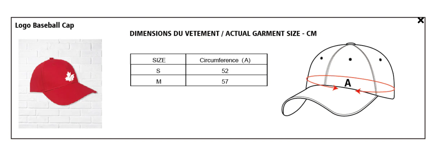 A Red Caps from CDNIS in size S for neutral. 