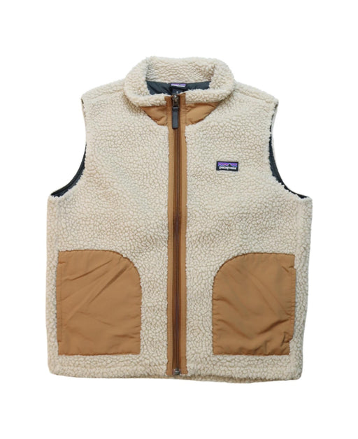 A Ivory Outerwear Vests from Patagonia in size 10Y for neutral. (Front View)