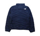 A Navy Puffer/Quilted Jackets from The North Face in size 10Y for neutral. (Back View)