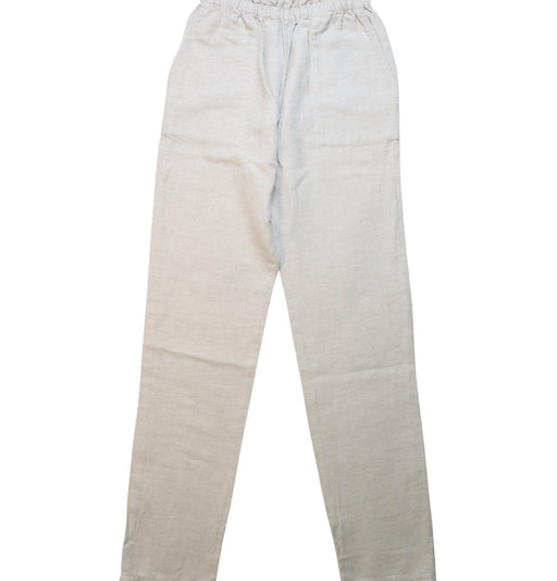 A White Casual Pants from Bonpoint in size 12Y for girl. (Front View)