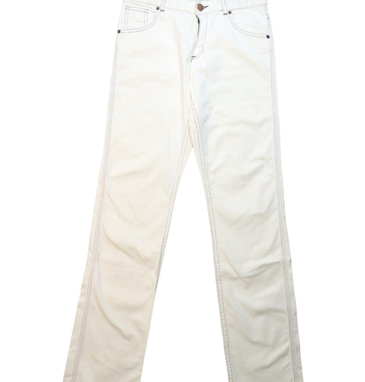 A White Casual Pants from Bonpoint in size 14Y for boy. (Front View)