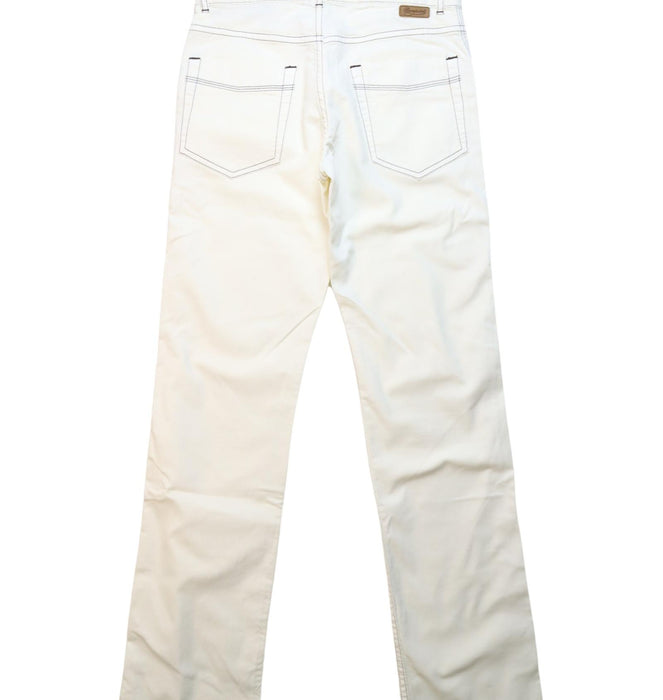 A White Casual Pants from Bonpoint in size 14Y for boy. (Back View)