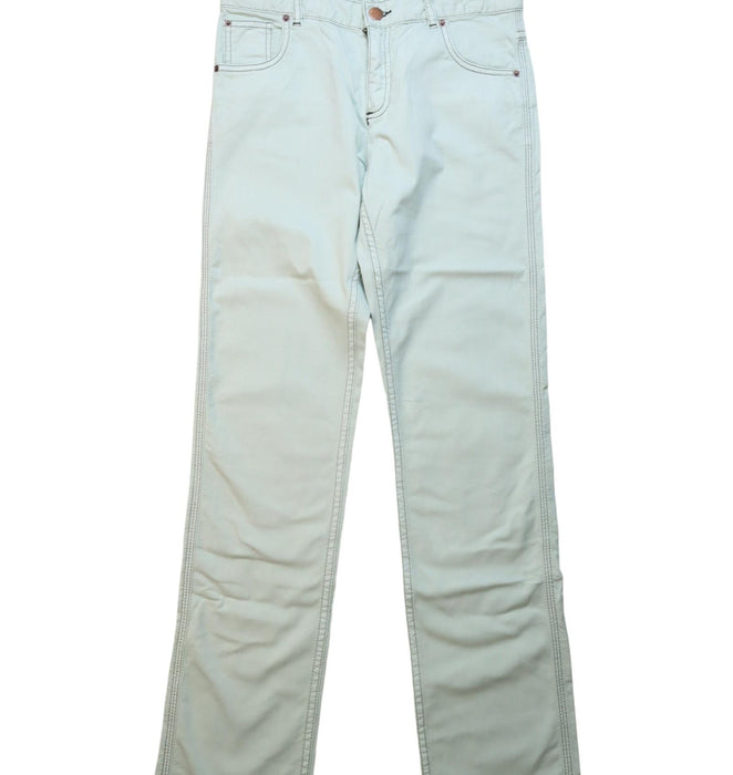 A White Casual Pants from Bonpoint in size 14Y for boy. (Front View)