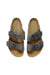 A Brown Sandals from Birkenstock in size 12Y for neutral. (Back View)