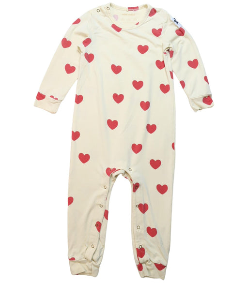 A Red Long Sleeve Jumpsuits from Mini Rodini in size 12-18M for girl. (Front View)