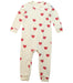 A Red Long Sleeve Jumpsuits from Mini Rodini in size 12-18M for girl. (Front View)
