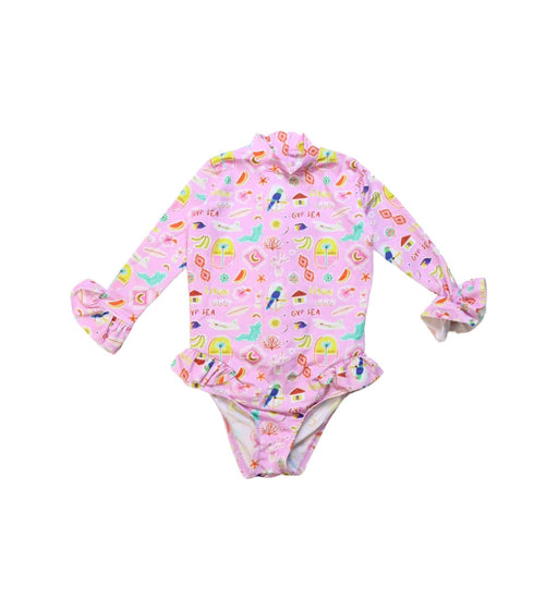 A Multicolour Swimsuits from Lison in size 6-12M for girl. (Front View)
