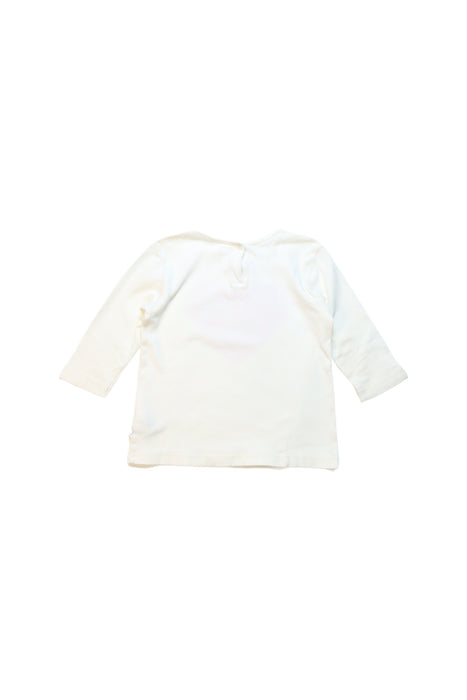 A White Long Sleeve T Shirts from Oeuf in size 18-24M for girl. (Back View)