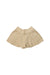 A Beige Shorts from Seed in size 2T for girl. (Front View)