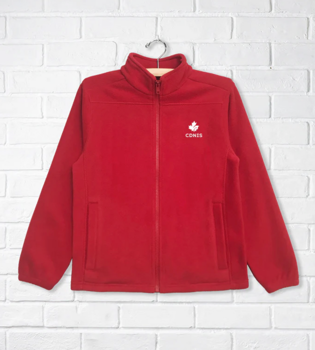 A Red Lightweight Jackets from CDNIS in size 4T for neutral. (Back View)