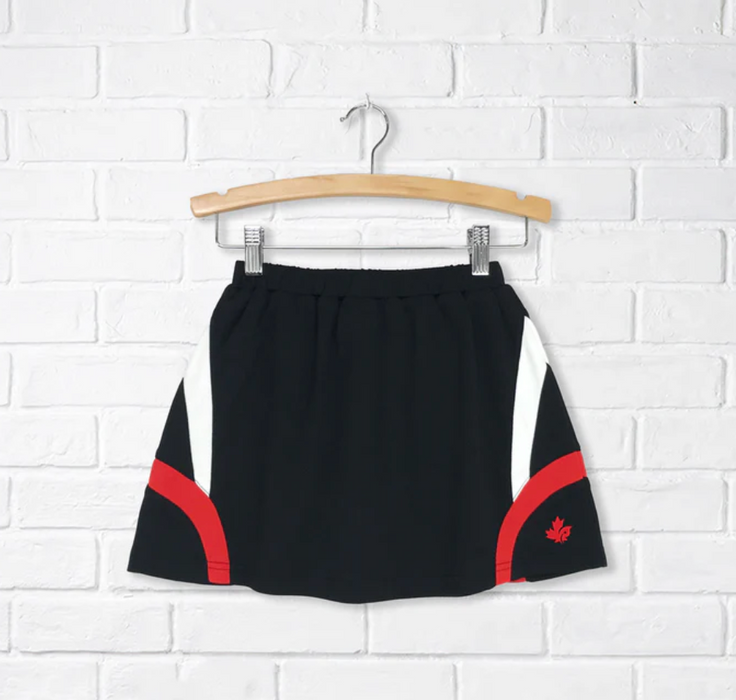 A Black Skorts from CDNIS in size 4T for girl. (Front View)