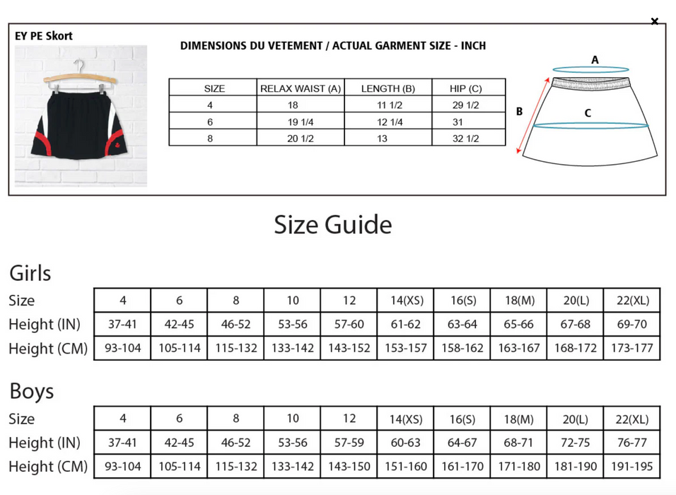 A Black Skorts from CDNIS in size 4T for girl. 