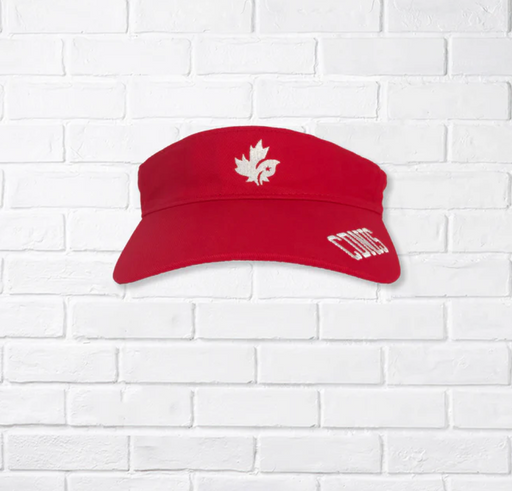 A Red Caps from CDNIS in size O/S for neutral. (Front View)