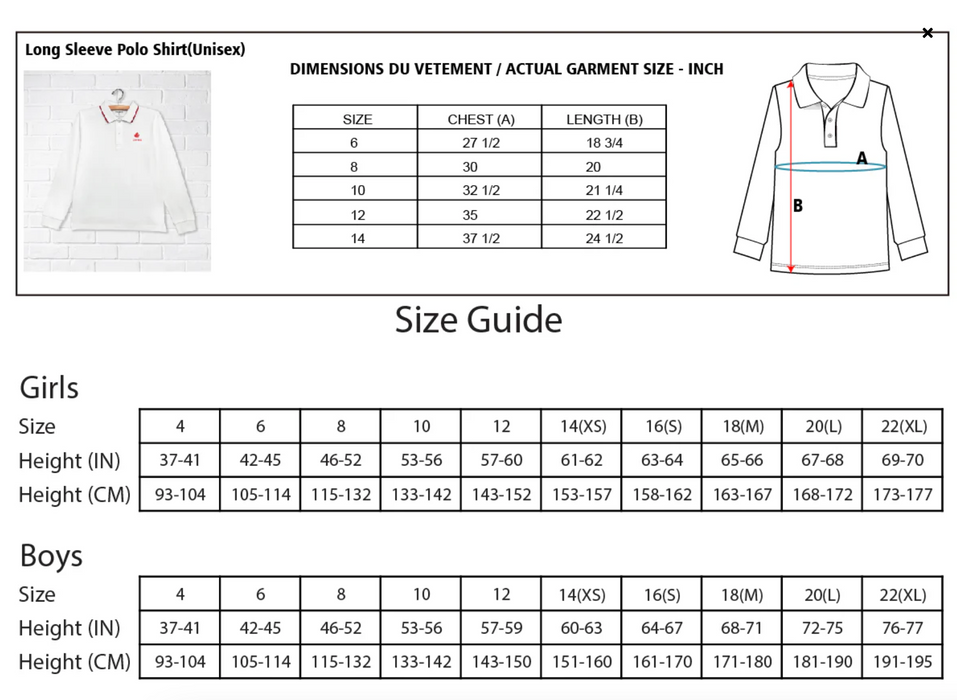 A White Long Sleeve Polos from CDNIS in size 4T for neutral. 