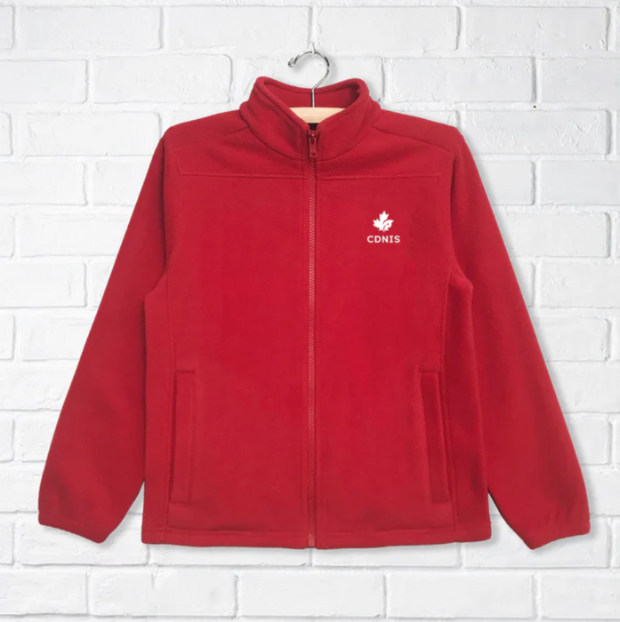 A Red Lightweight Jackets from CDNIS in size 12Y for neutral. (Back View)