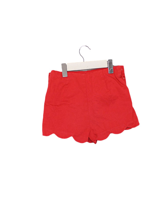 A Red Shorts from Jacadi in size 5T for girl. (Back View)