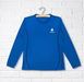 A Blue Long Sleeve T Shirts from CDNIS in size 4T for neutral. (Front View)