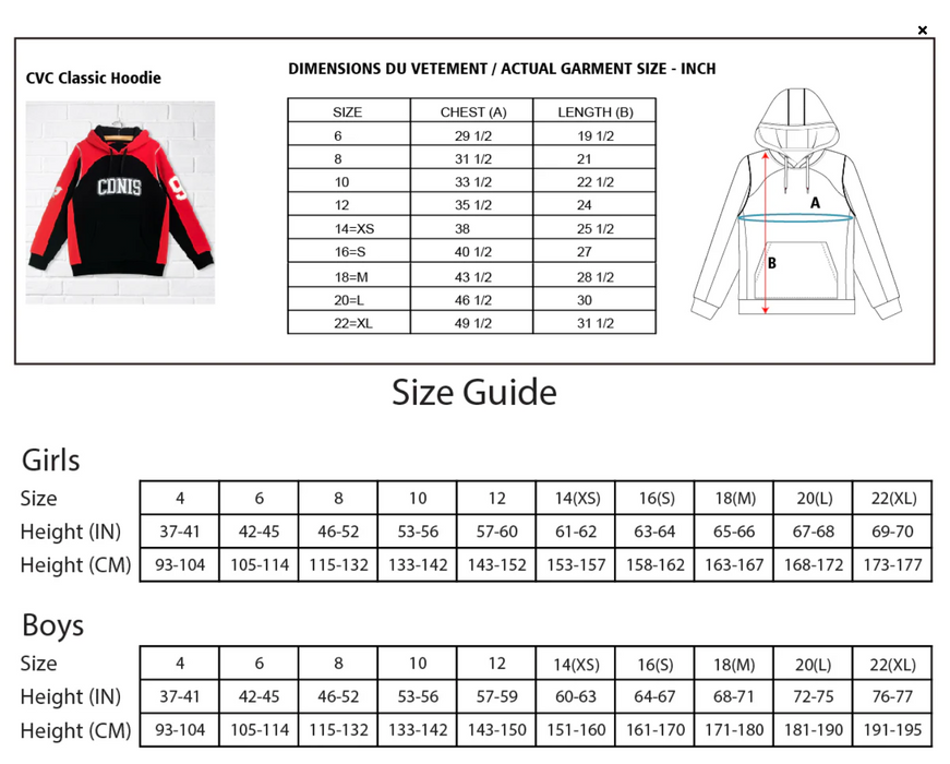 A Red Hooded Sweatshirts from CDNIS in size 4T for neutral. 