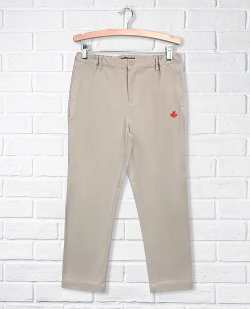 A Beige Casual Pants from CDNIS in size 4T for neutral. (Front View)