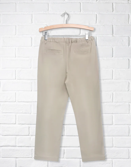 A Beige Casual Pants from CDNIS in size 4T for neutral. (Back View)
