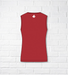 A Red Sleeveless T Shirts from CDNIS in size 4T for neutral. (Back View)