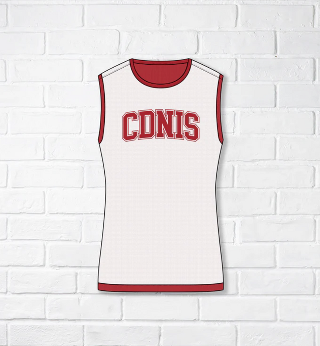 A Red Sleeveless T Shirts from CDNIS in size 4T for neutral. 