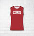 A Red Sleeveless T Shirts from CDNIS in size 4T for neutral. (Front View)