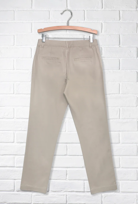A Beige Casual Pants from CDNIS in size 4T for girl. (Back View)