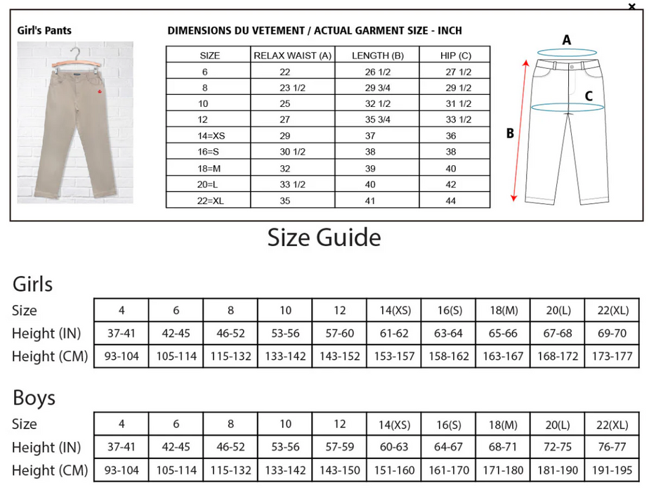 A Beige Casual Pants from CDNIS in size 4T for girl. 