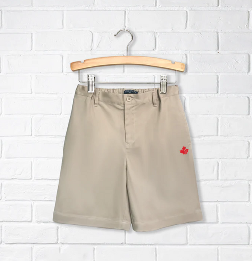 A Beige Shorts from CDNIS in size 4T for boy. (Front View)