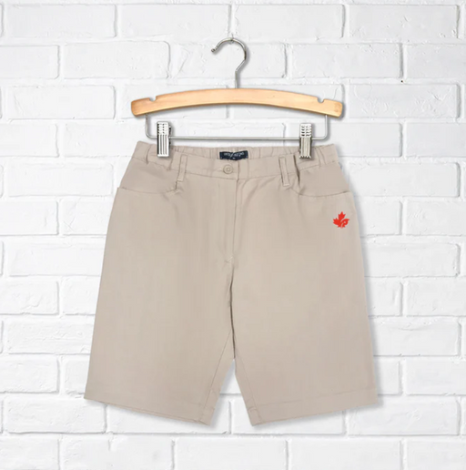 A Beige Shorts from CDNIS in size 4T for girl. (Front View)