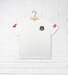 A White Short Sleeve T Shirts from CDNIS in size 4T for neutral. (Front View)